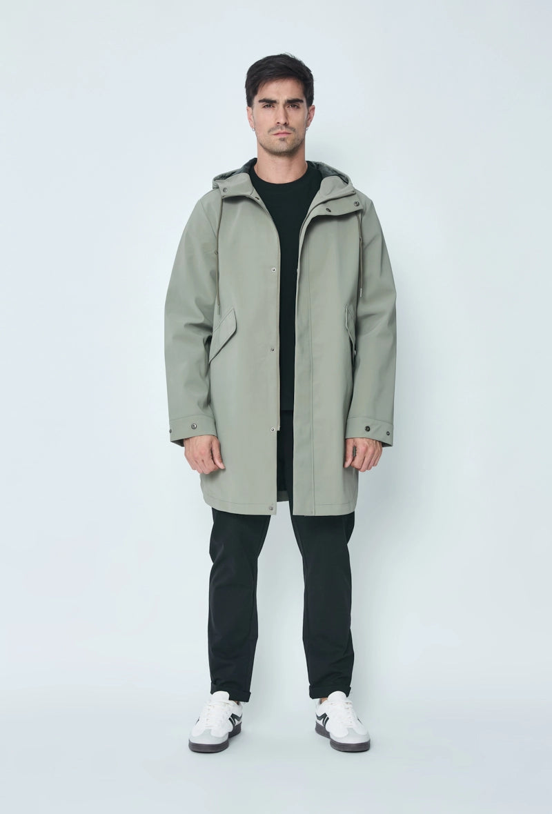 Trench mi long effet kway