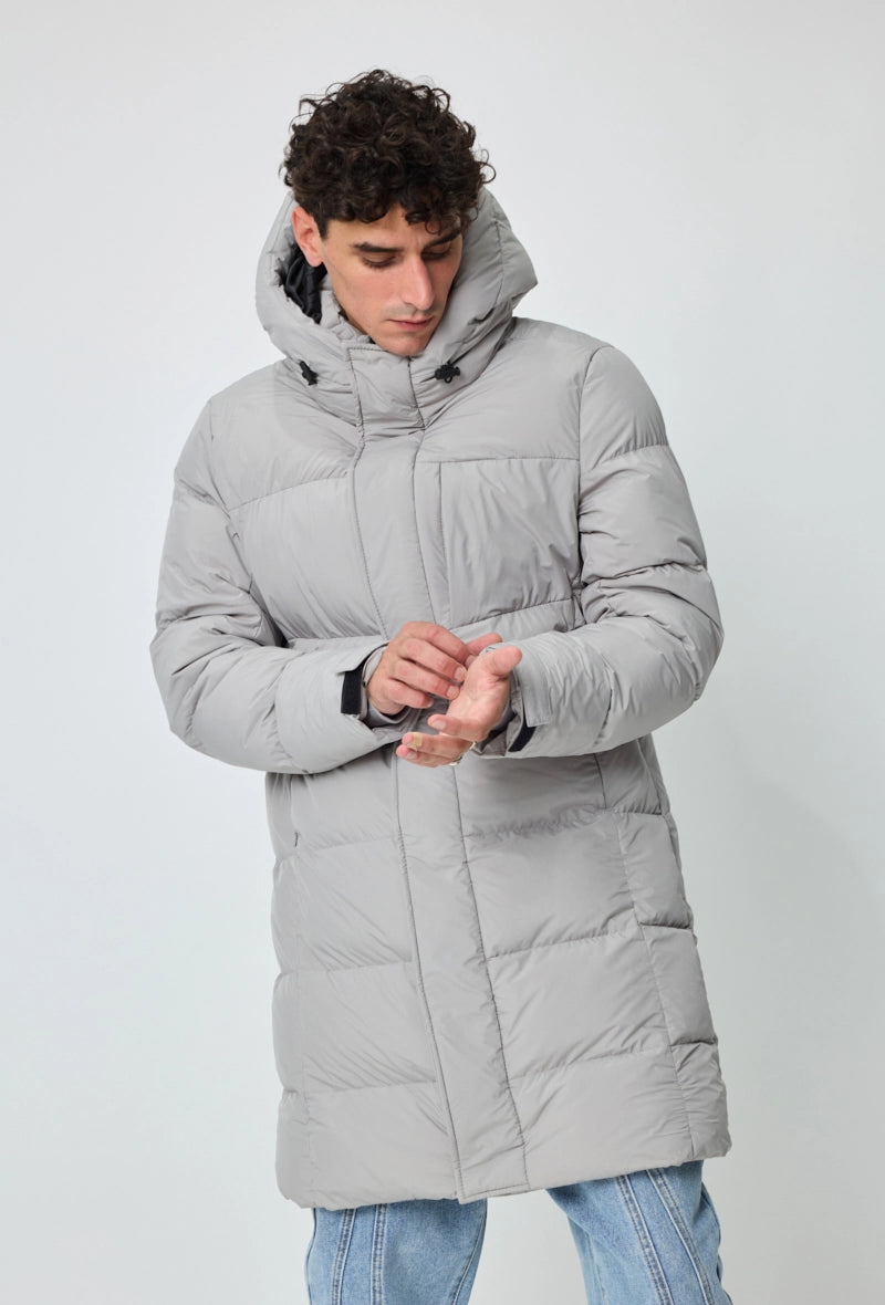 Doudoune longue uni