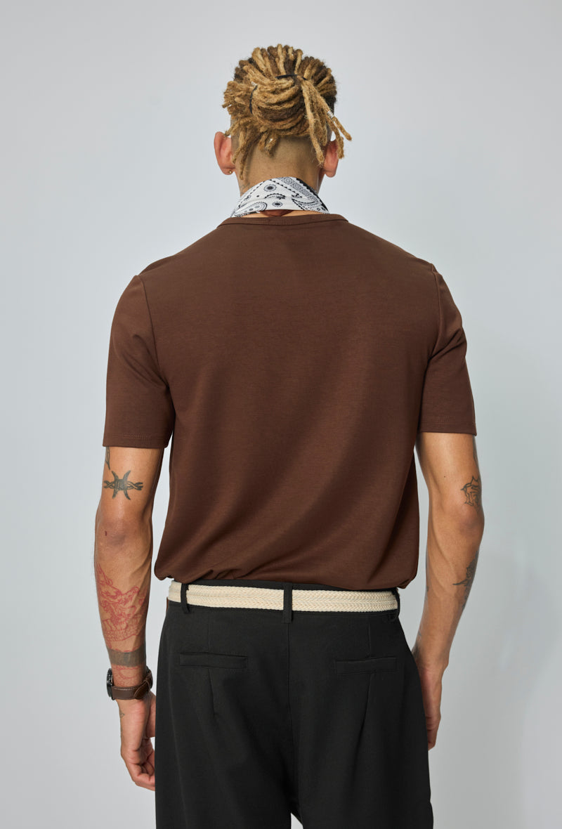 Polo col classique ajusté