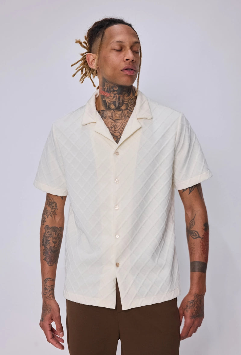 Chemise bowling manches courtes