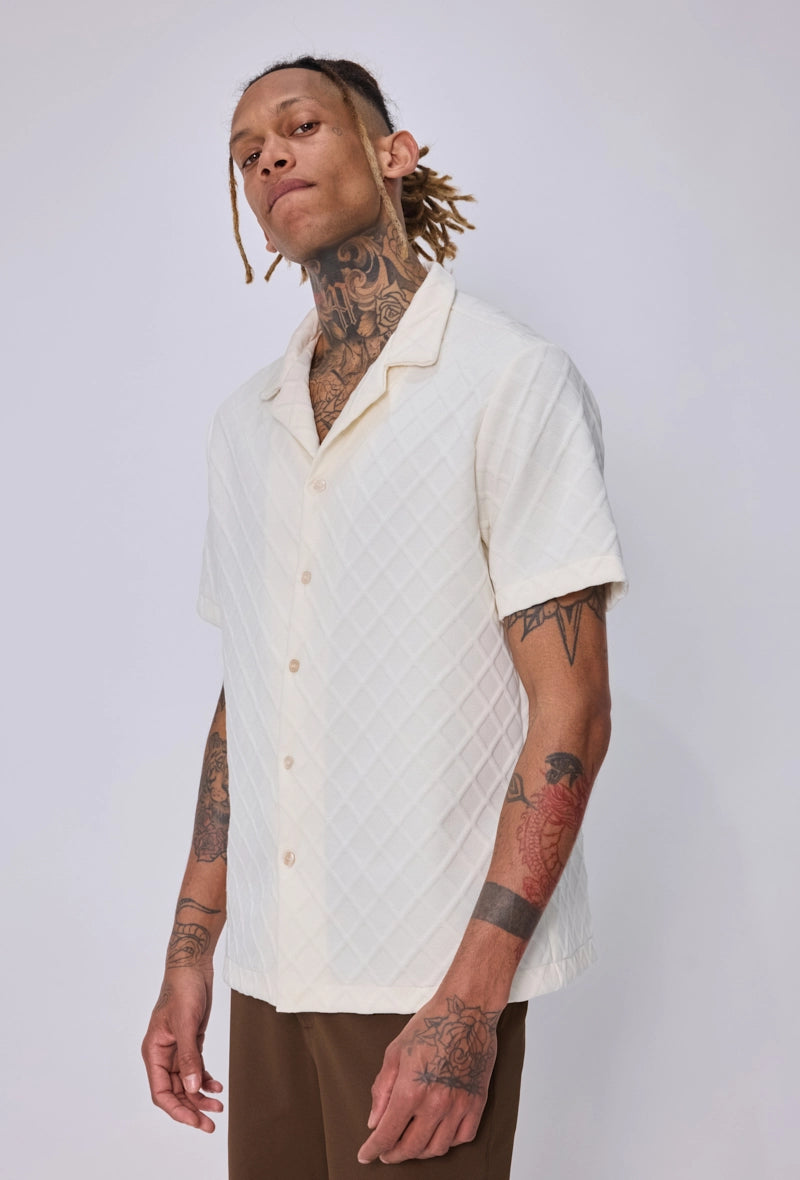 Chemise bowling manches courtes