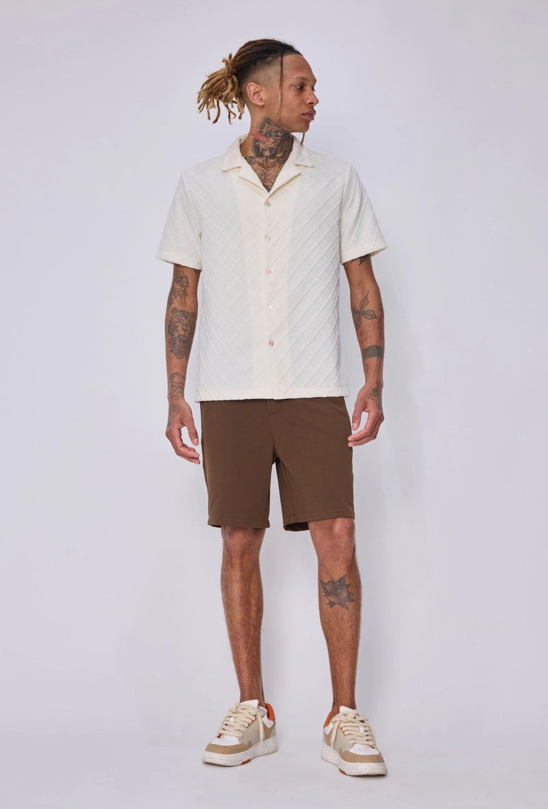 Chemise bowling manches courtes