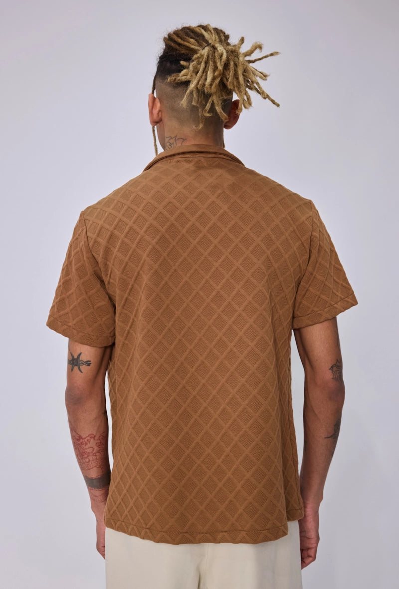 Chemise bowling manches courtes