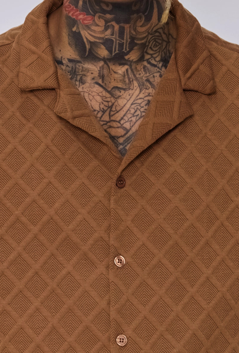 Chemise bowling manches courtes