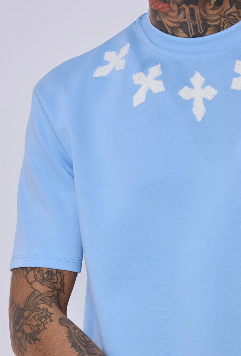 T-shirt à motif croix