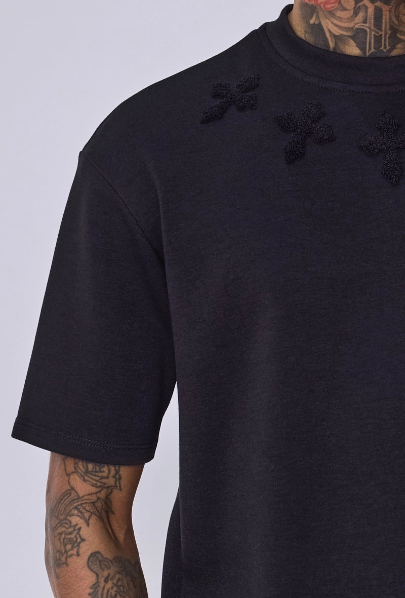 T-shirt à motif croix