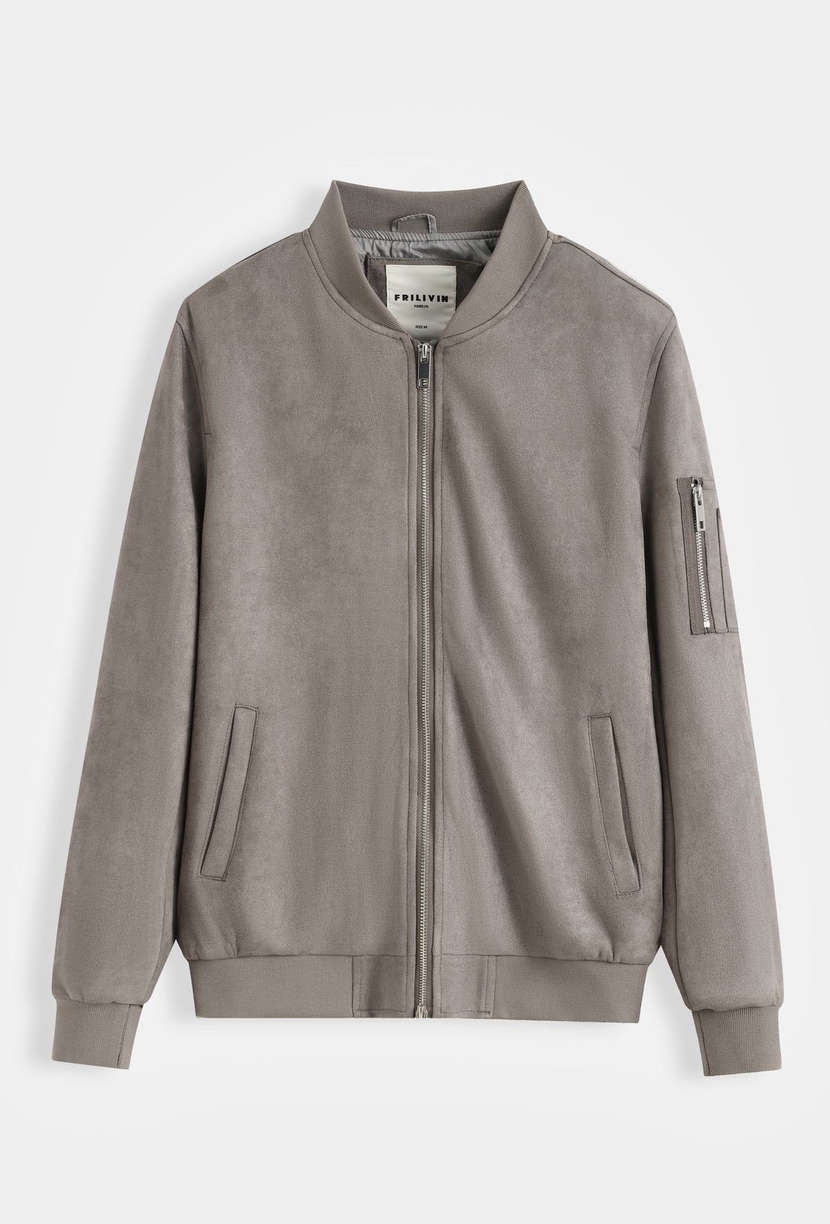 Veste bomber zippé casual sport