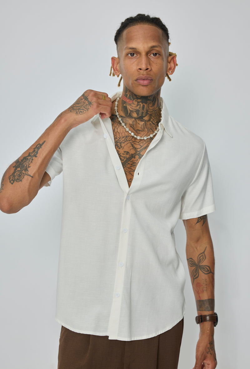 Chemise col classique casual