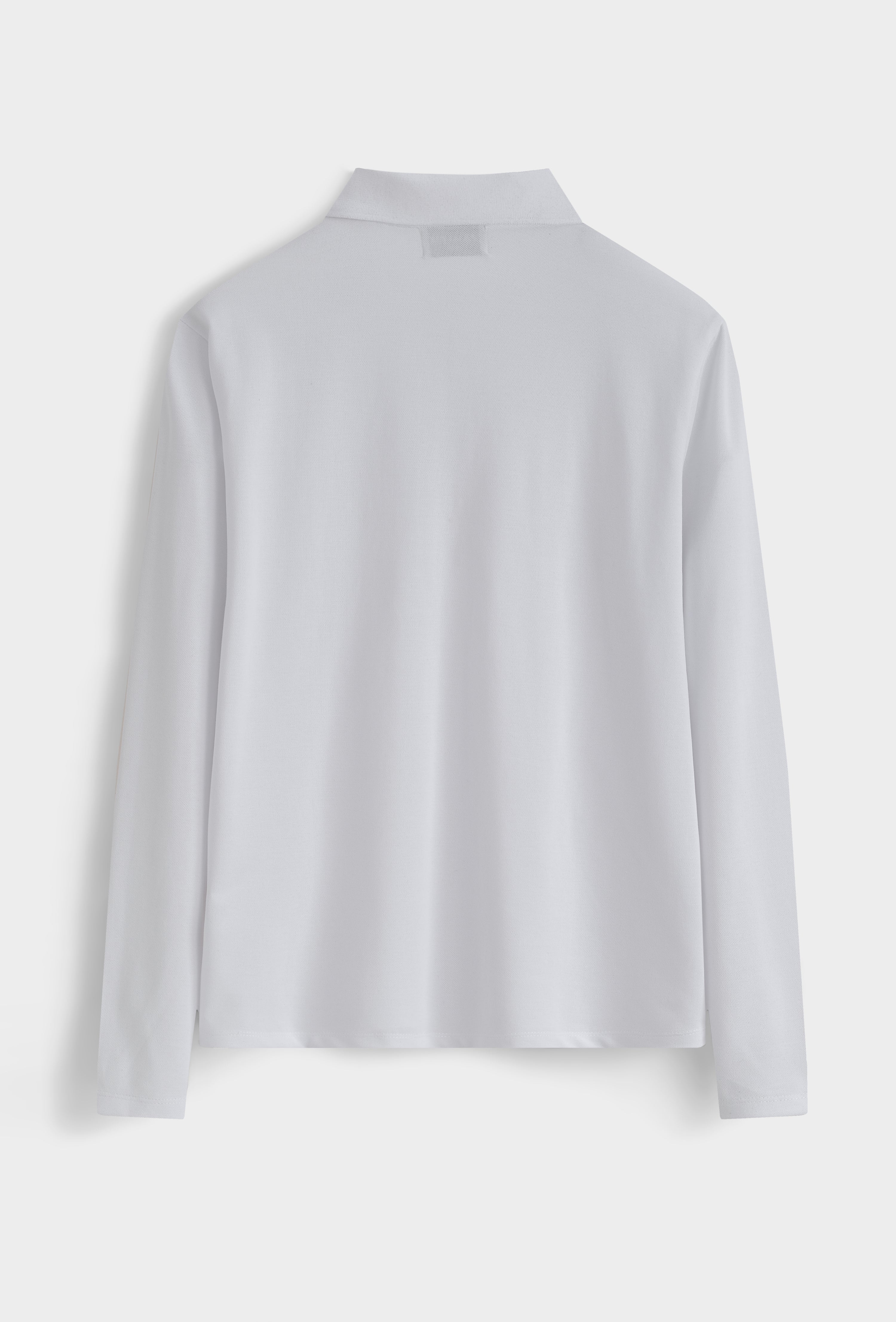 Polo zippé slim