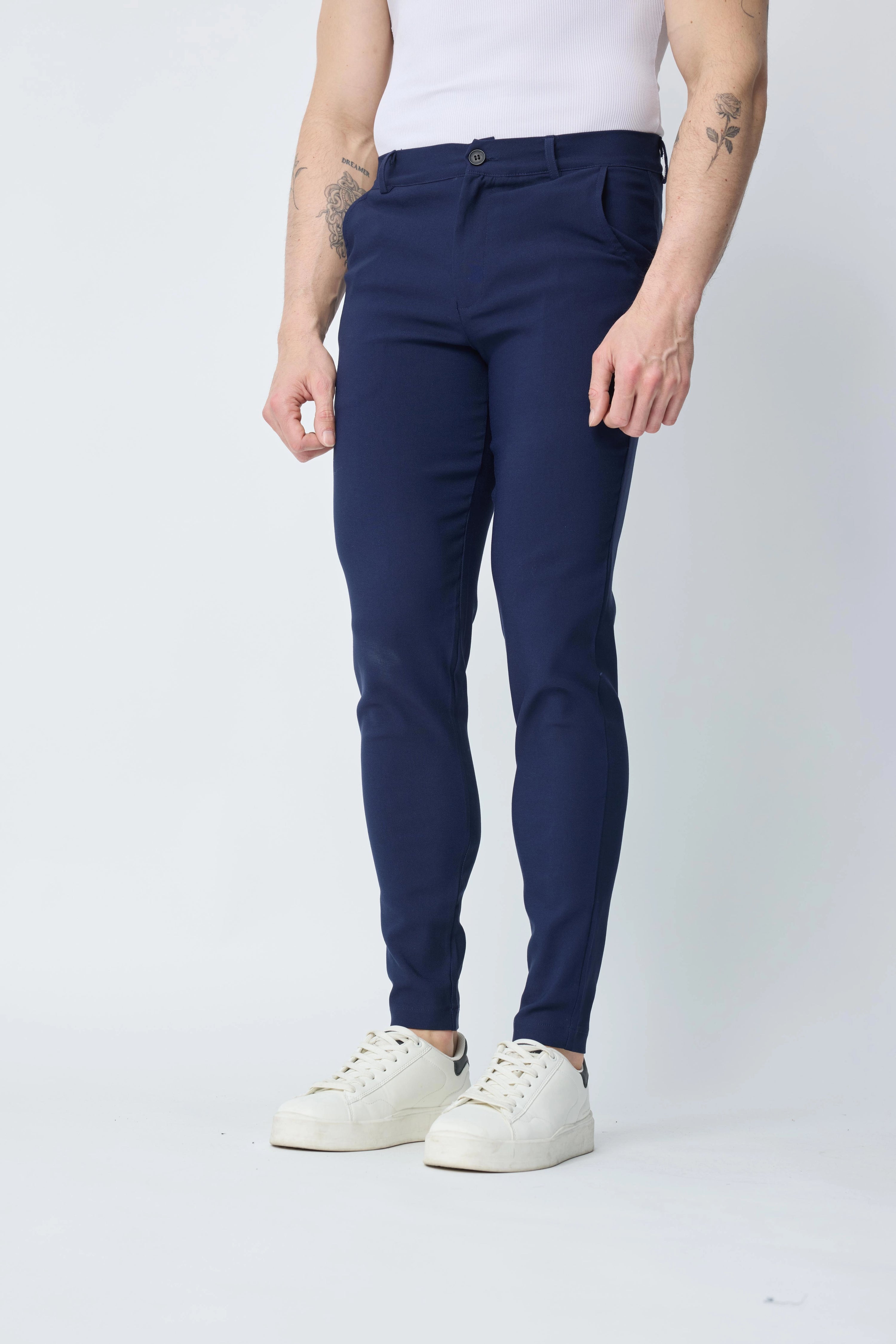 Pantalon chino classique uni