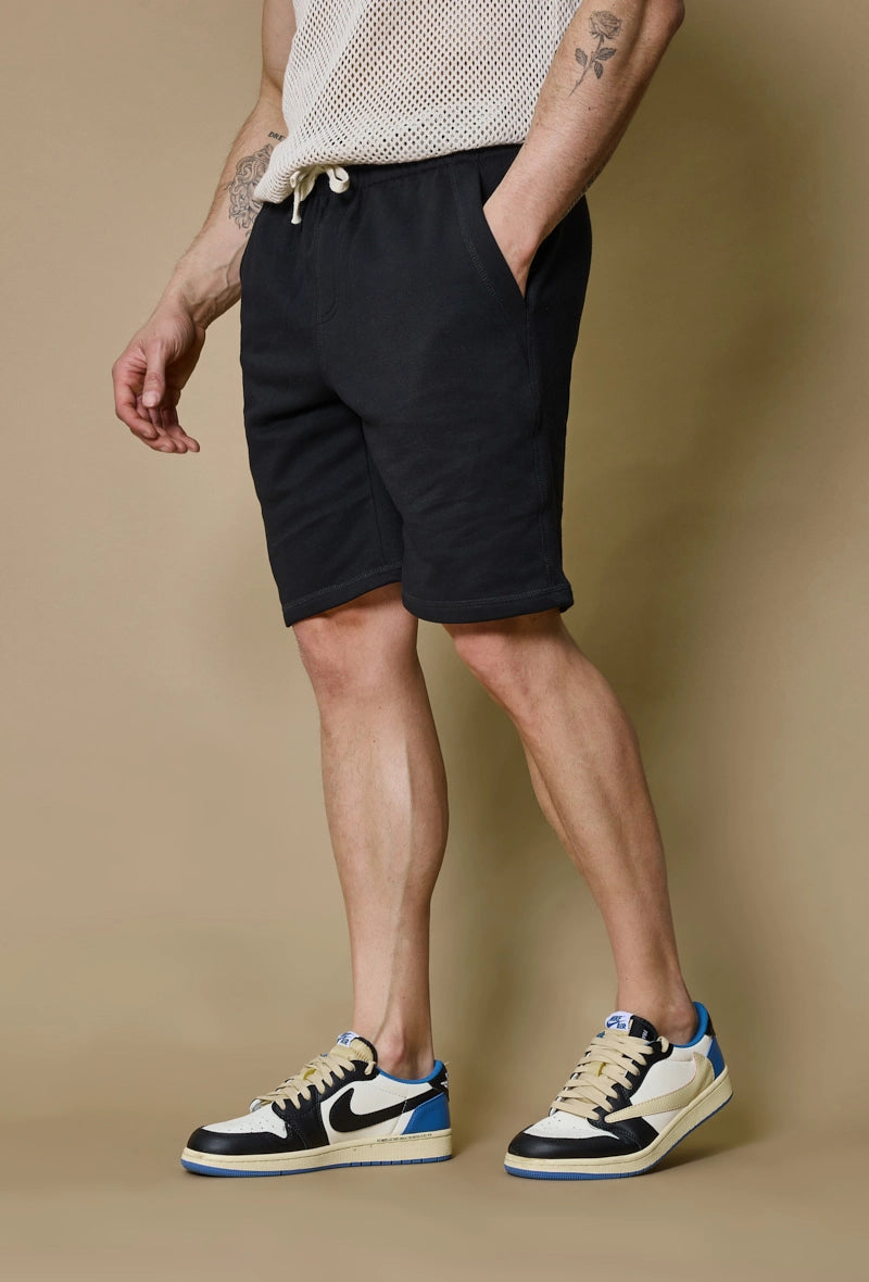 Plain jogging shorts