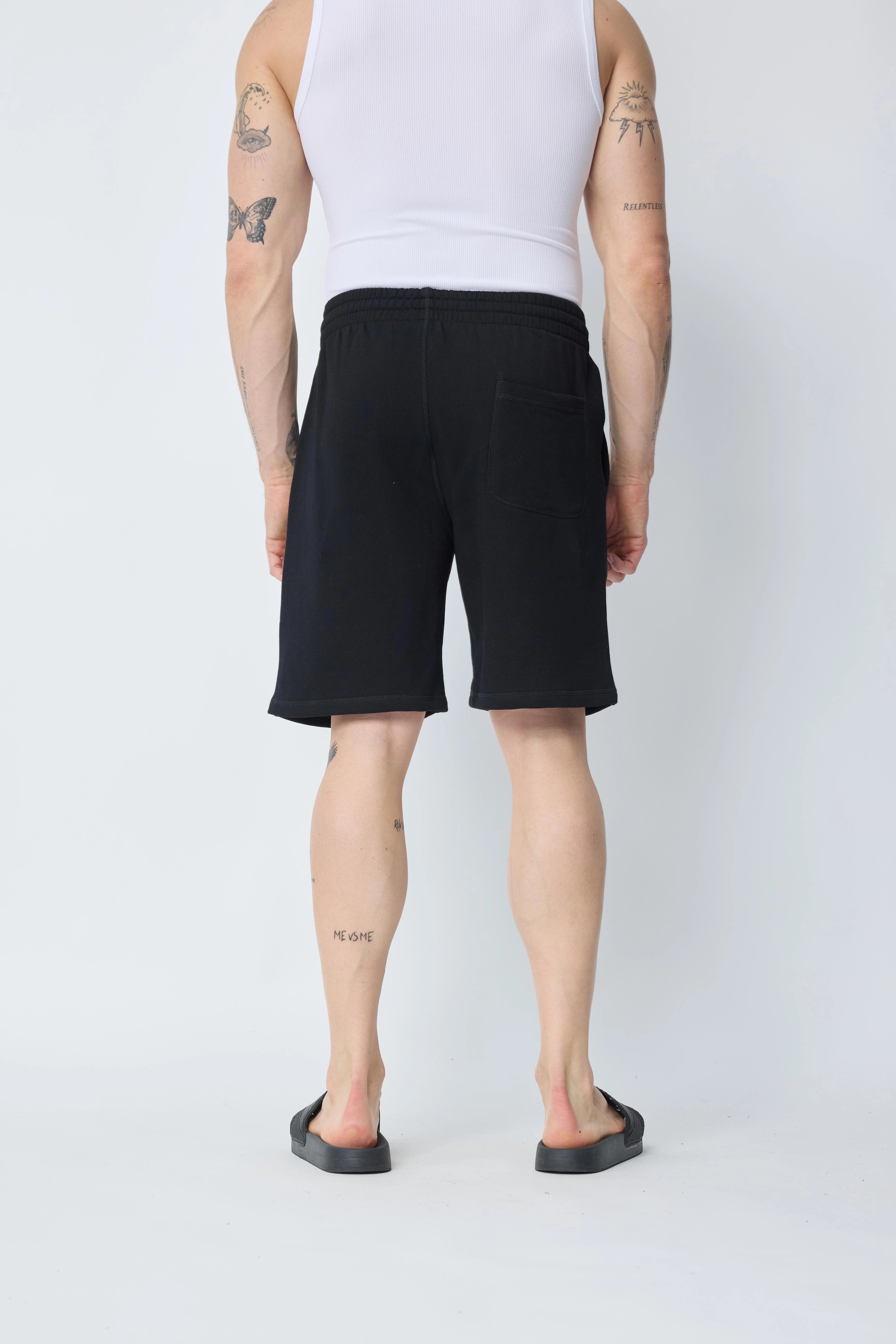 Plain jogging shorts