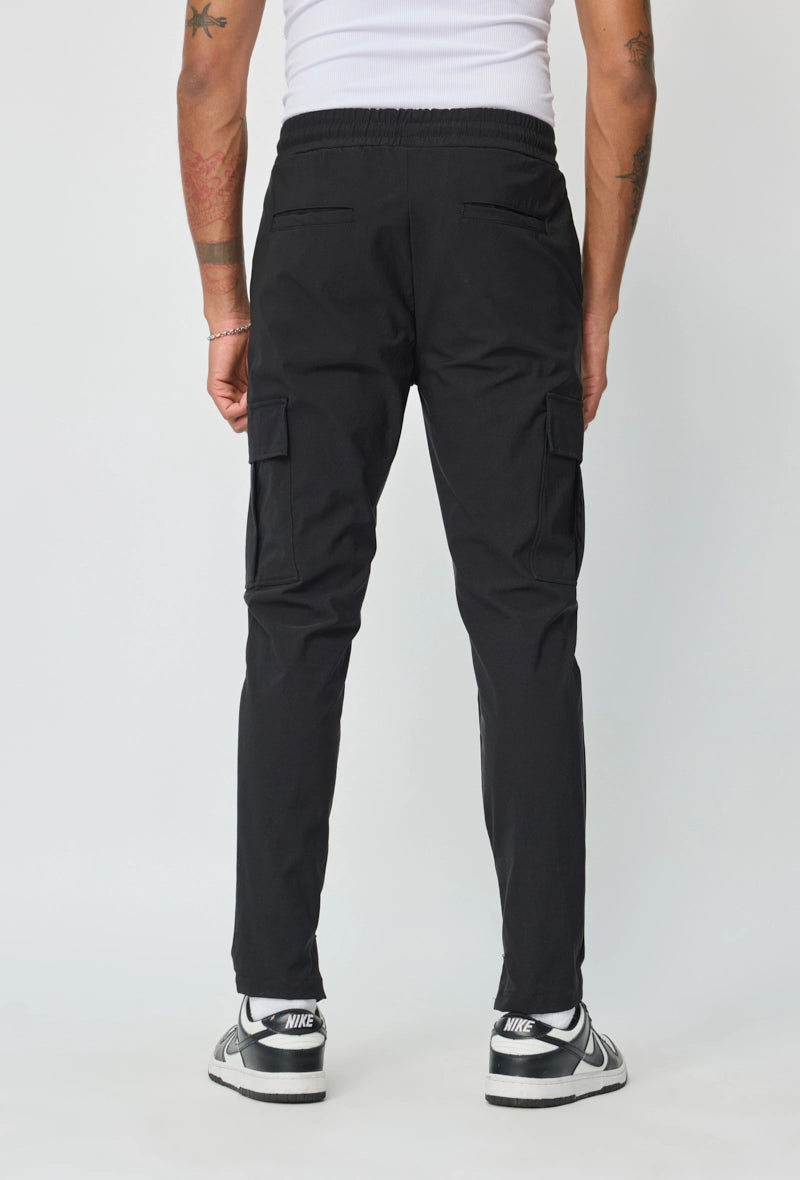 Adjustable pants with drawstring at the waist