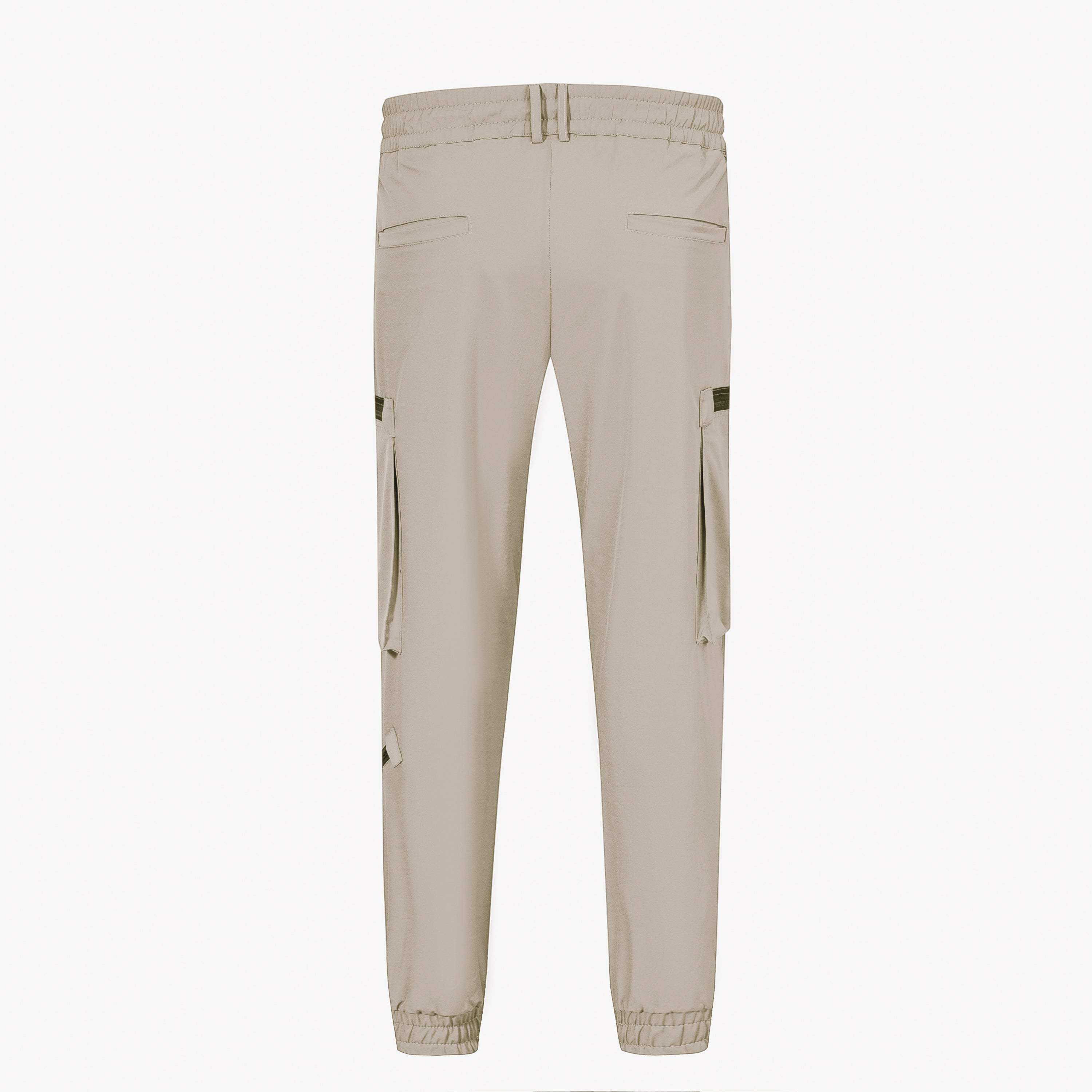 Thin zipped utility jogger pants