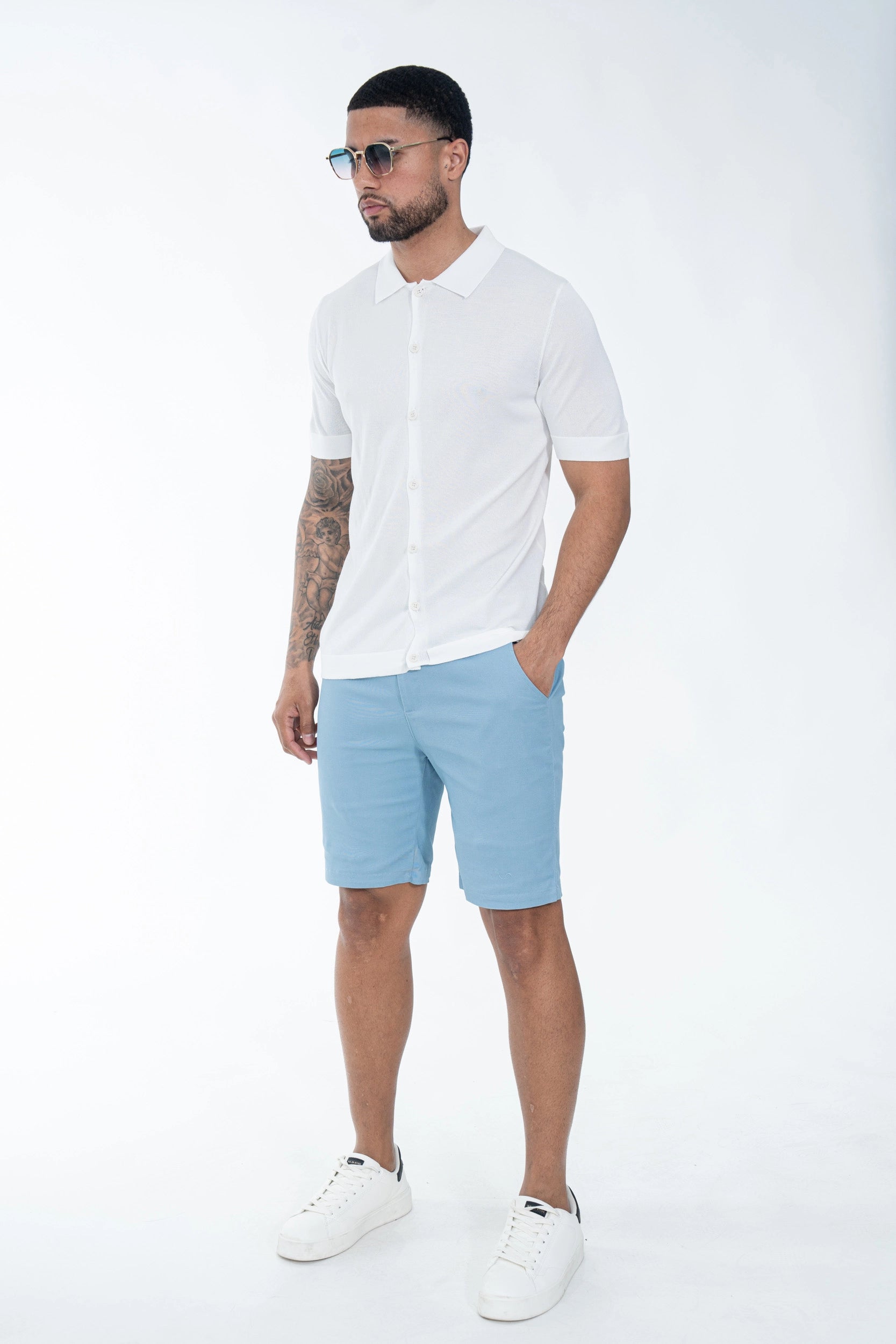 Short habillé en toile