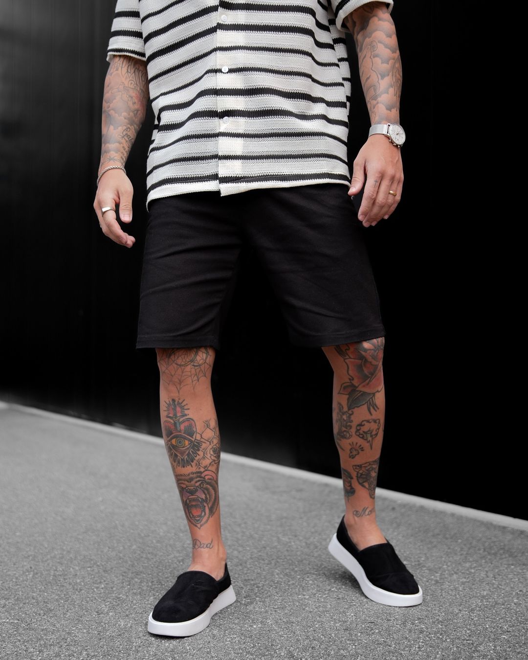 Short habillé en toile