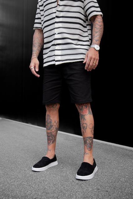 Short habillé en toile