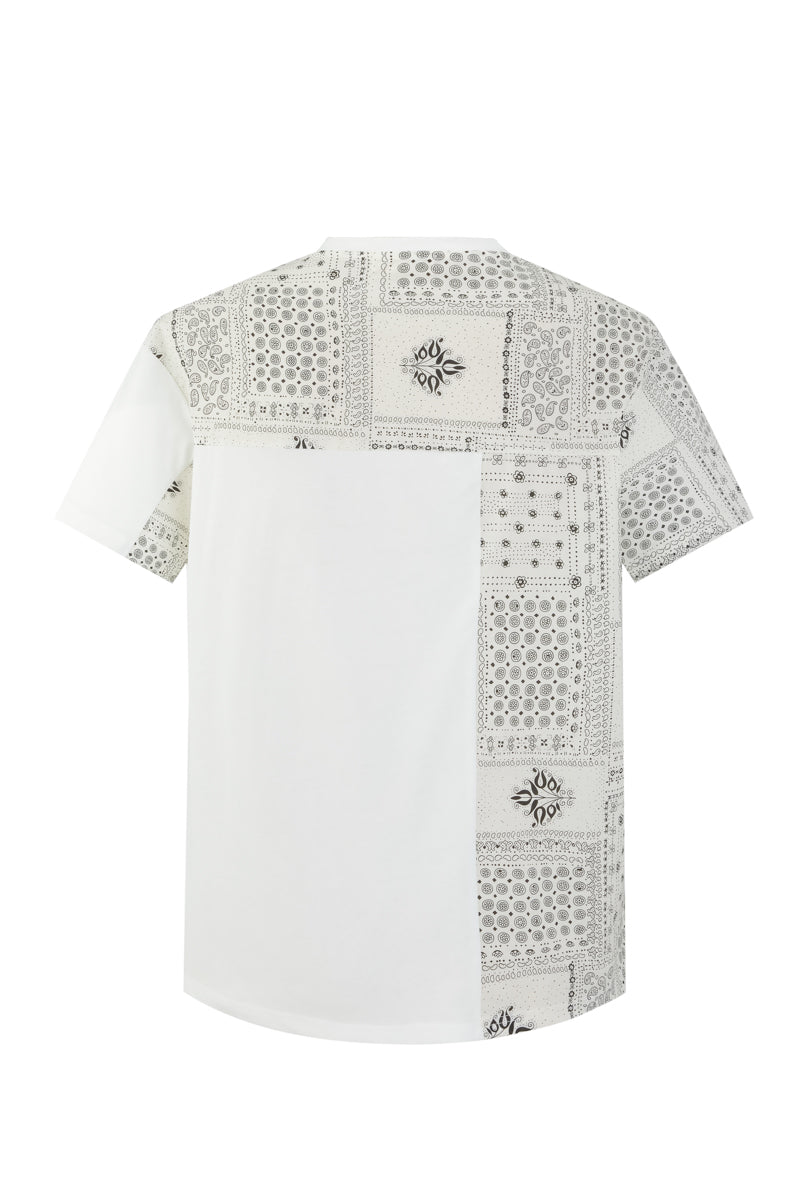 T-shirt manches courtes motif bandana