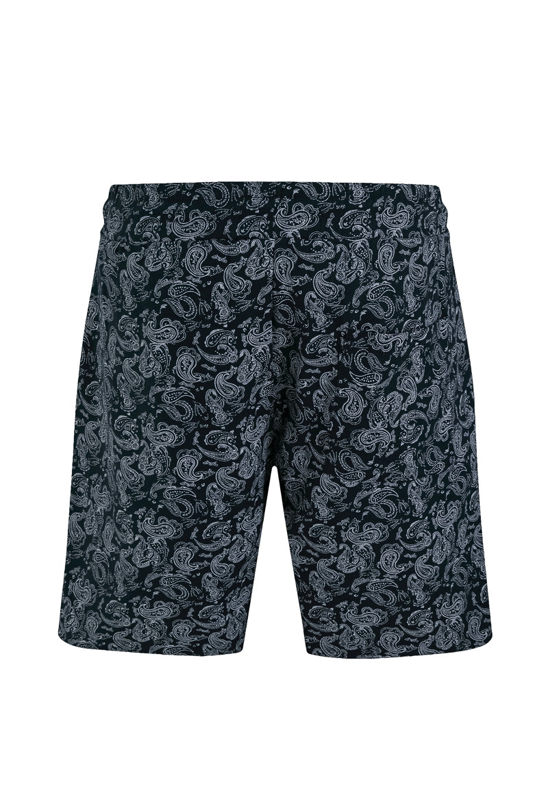 Bandana patterned shorts and shirt set