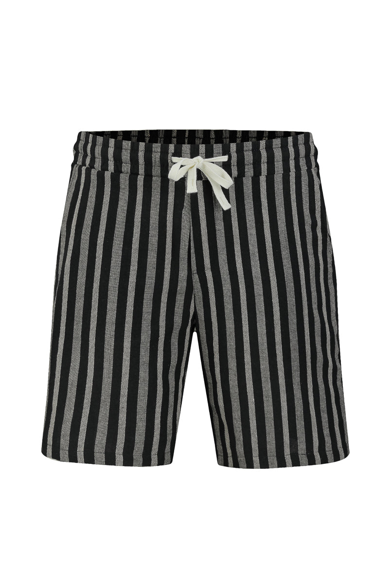 Striped shorts and shirt set