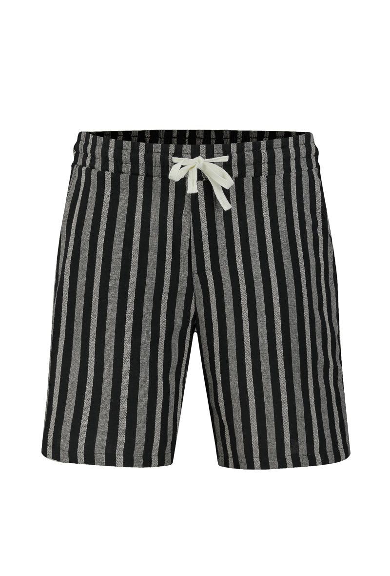 Ensemble short et chemise a rayures