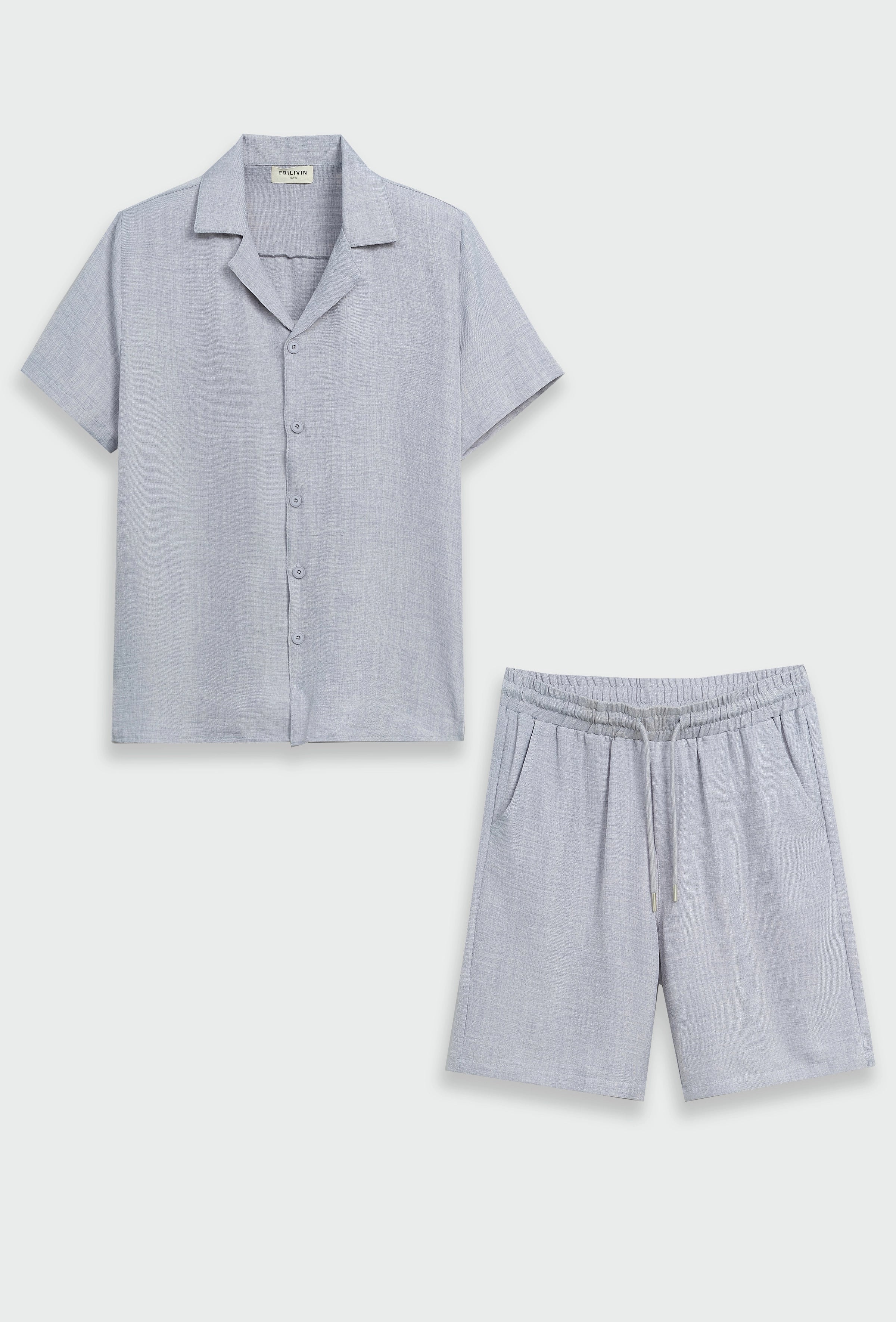 Ensemble chemise manches courtes short