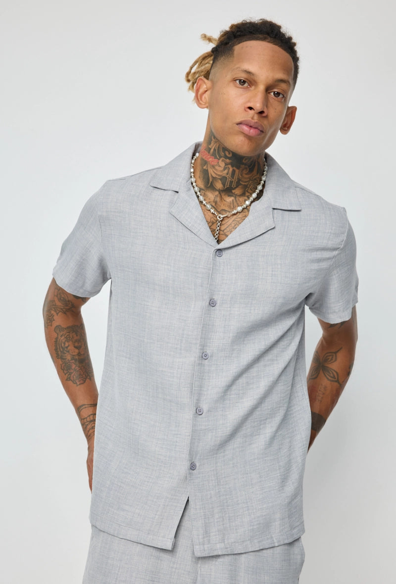 Ensemble chemise manches courtes short