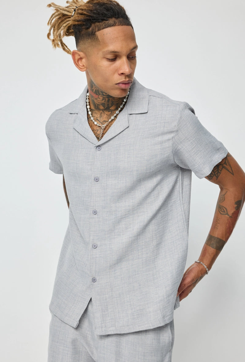 Ensemble chemise manches courtes short