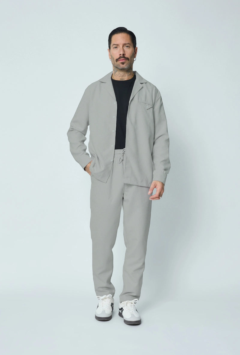 Long sleeve shirt pants set