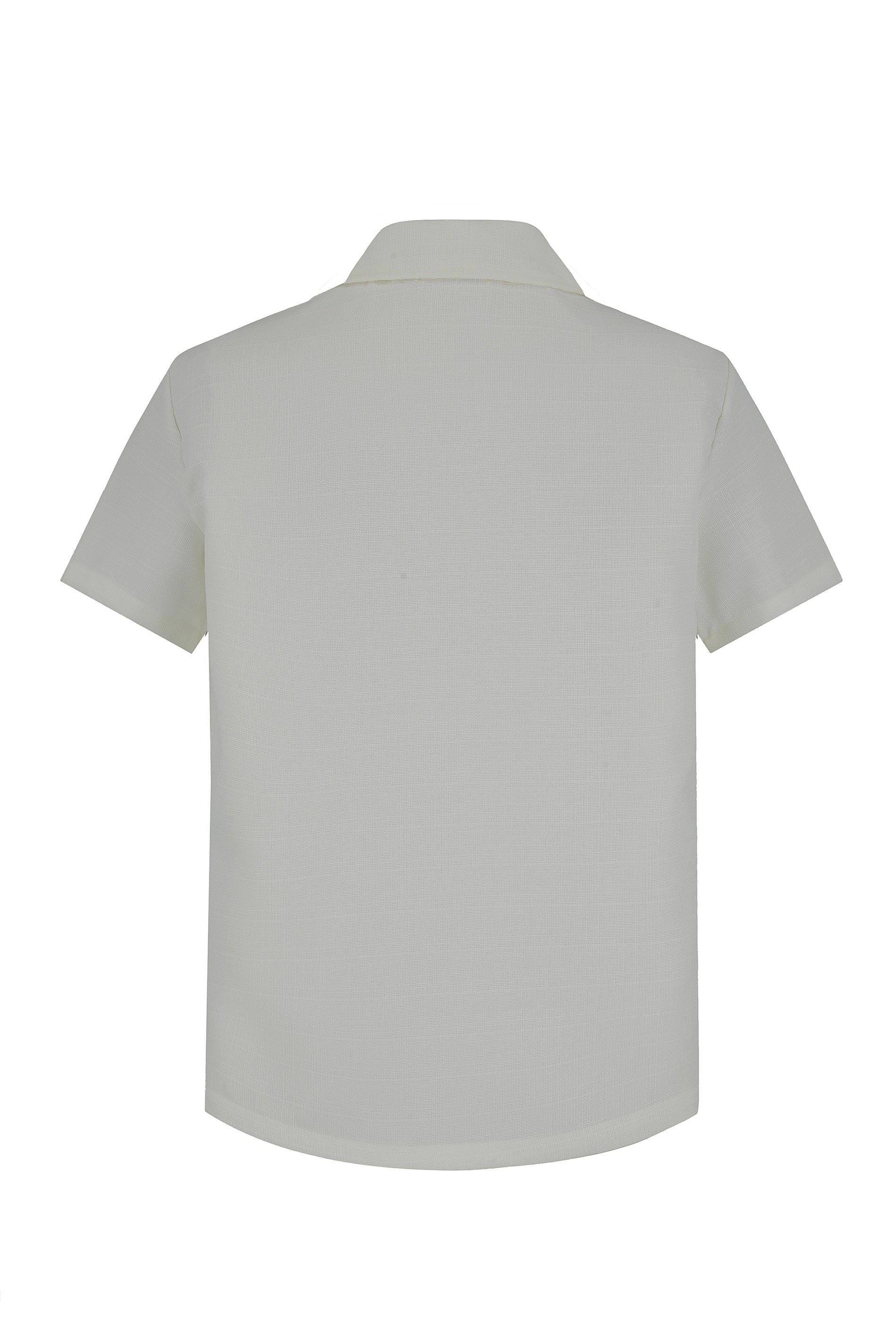 Plain short sleeve shirt shorts set