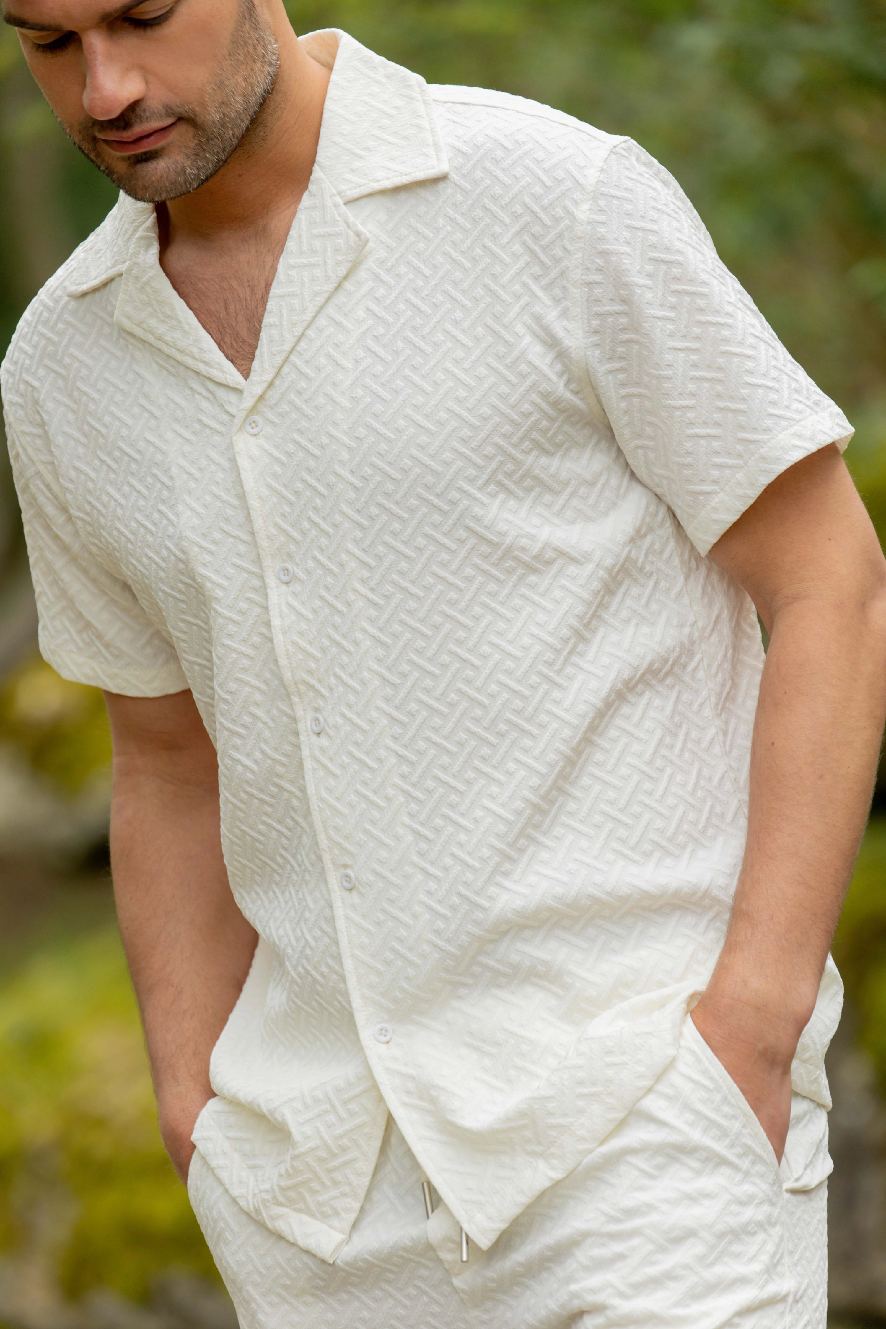 Ensemble uni chemise short
