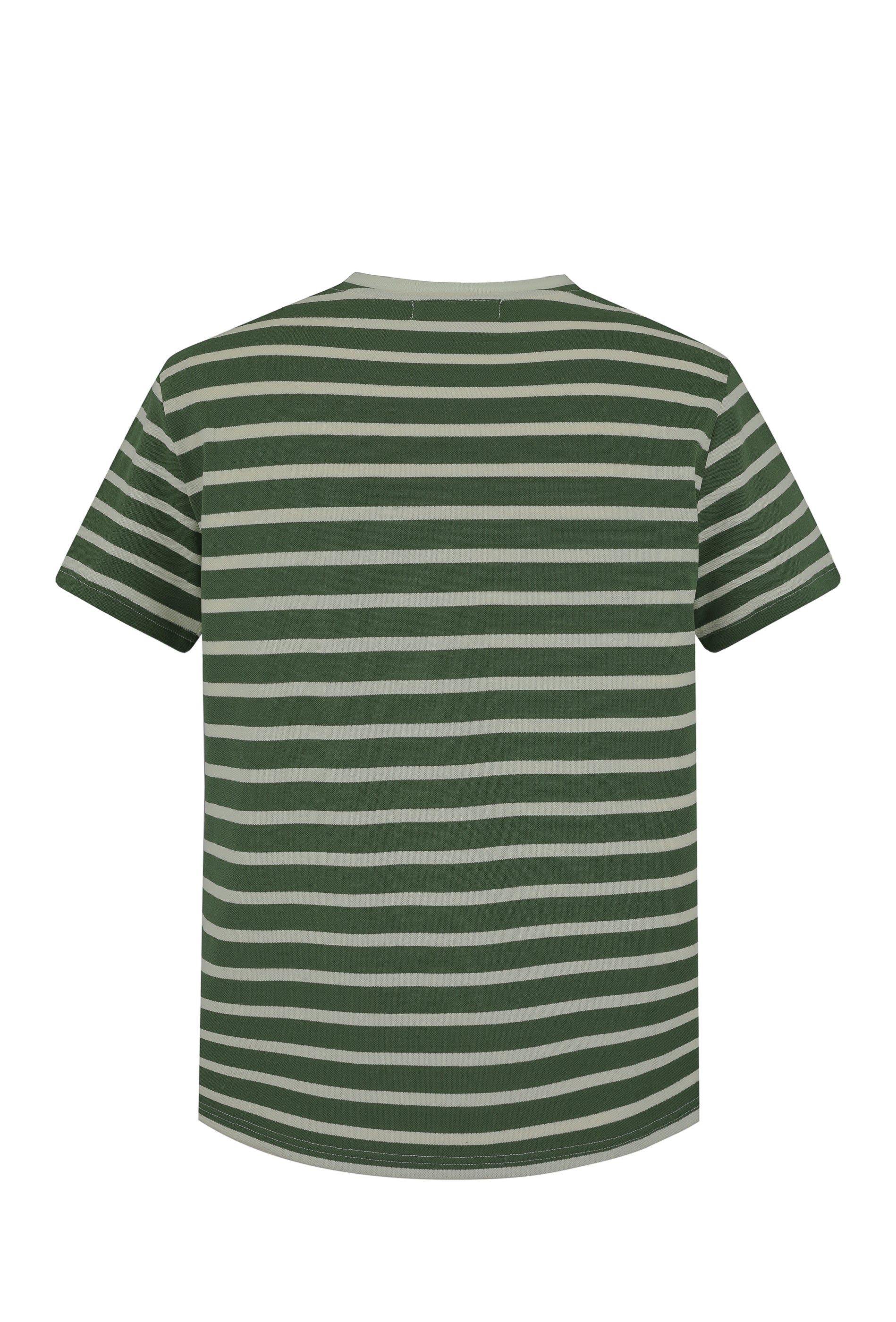 Short-sleeved striped t-shirt