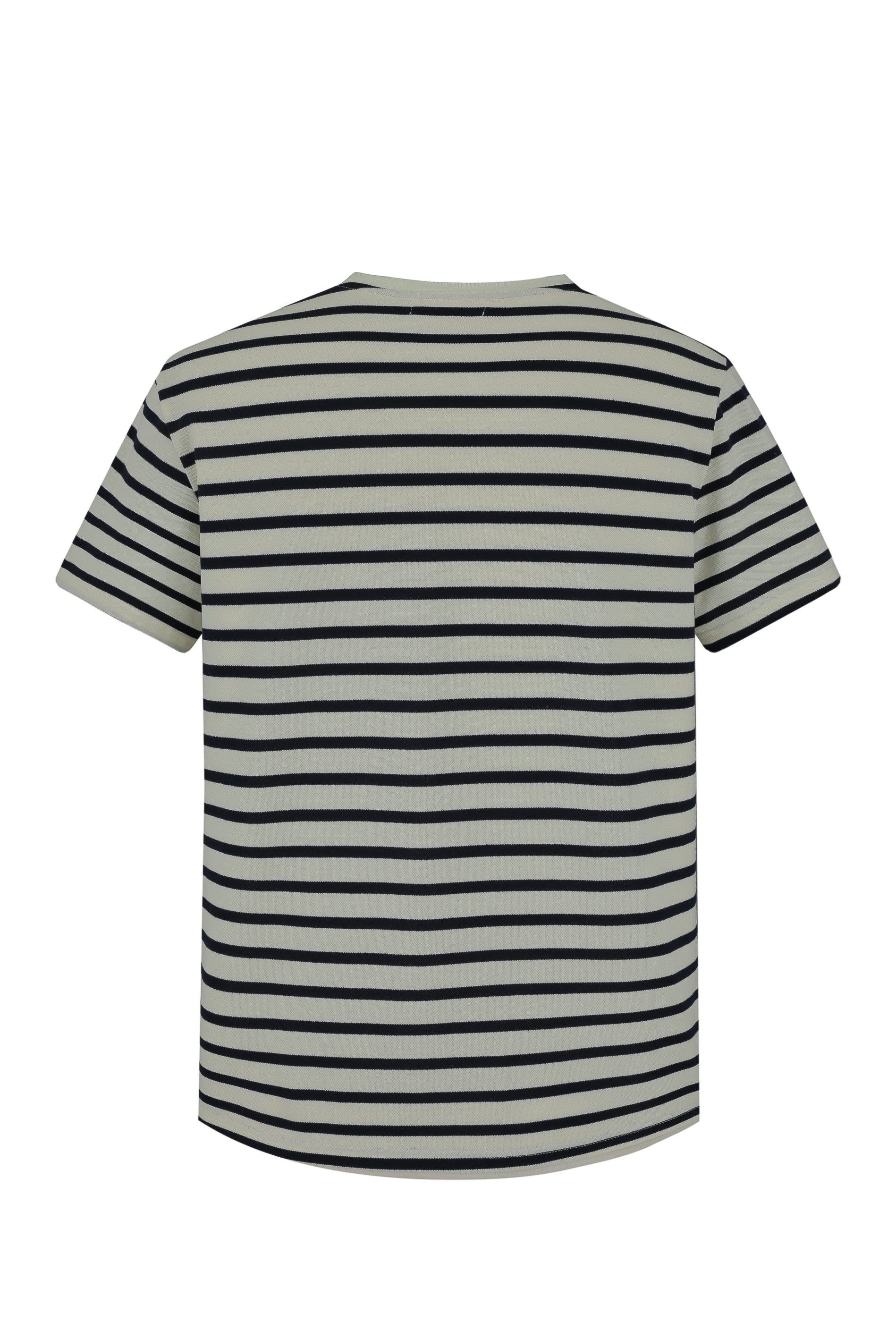 Short-sleeved striped t-shirt