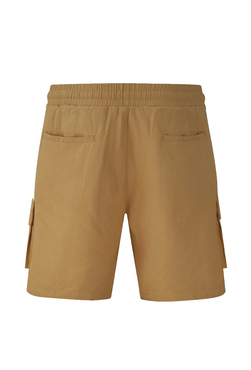 Plain straight cargo shorts