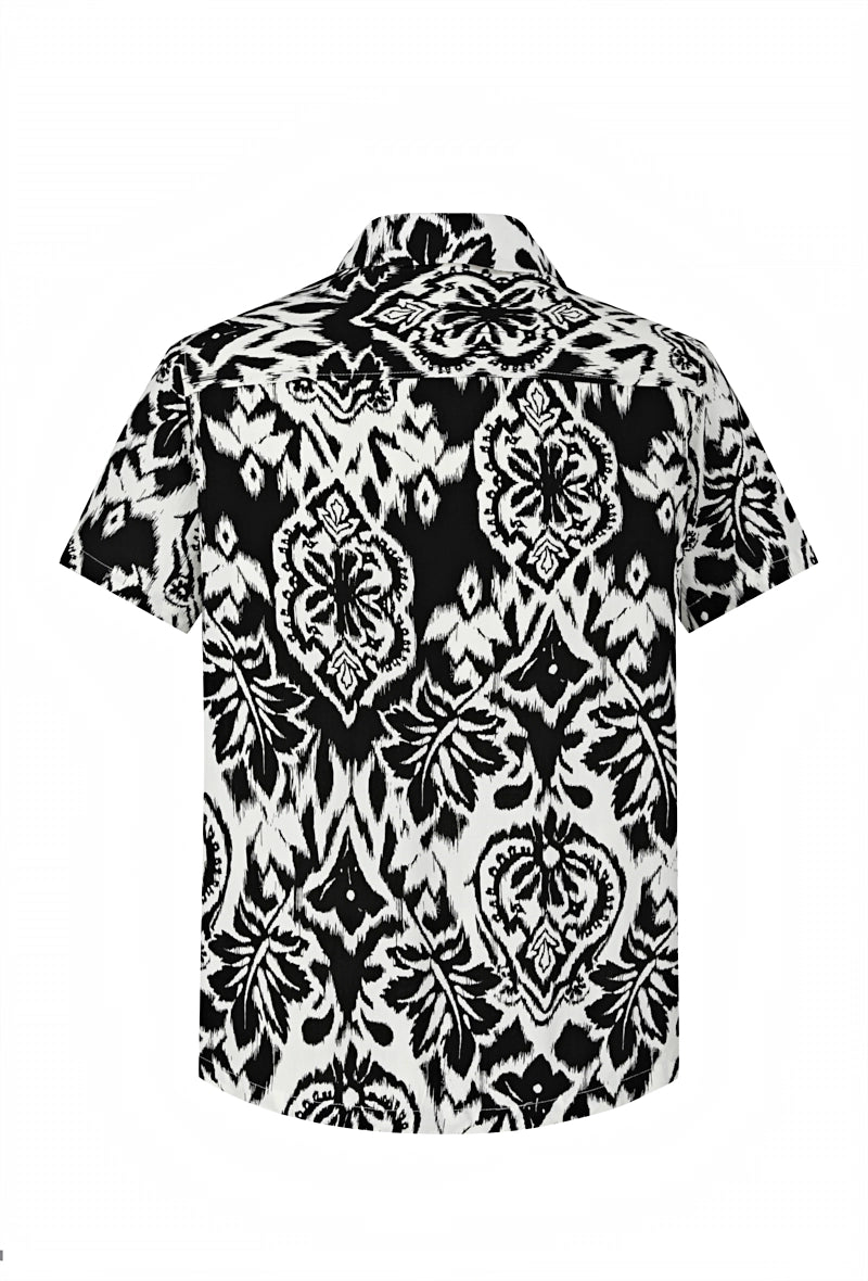 Chemise à motifs fleur