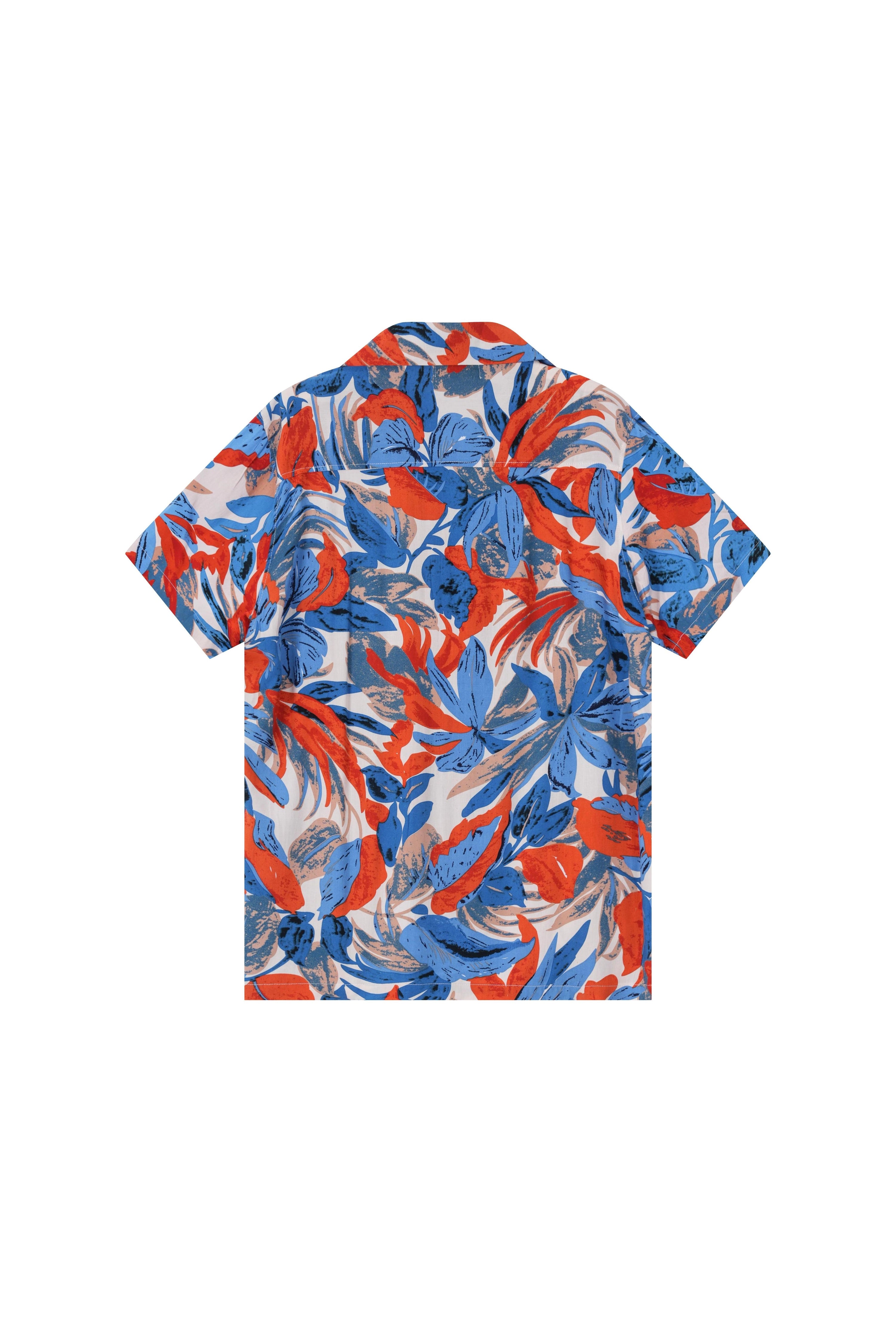 Chemise à motifs tropicals