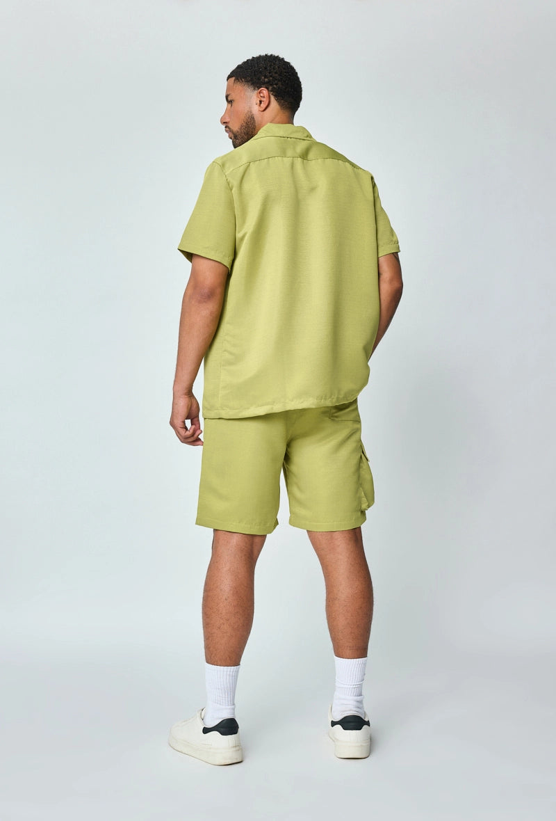 Ensemble uni détente chemise short