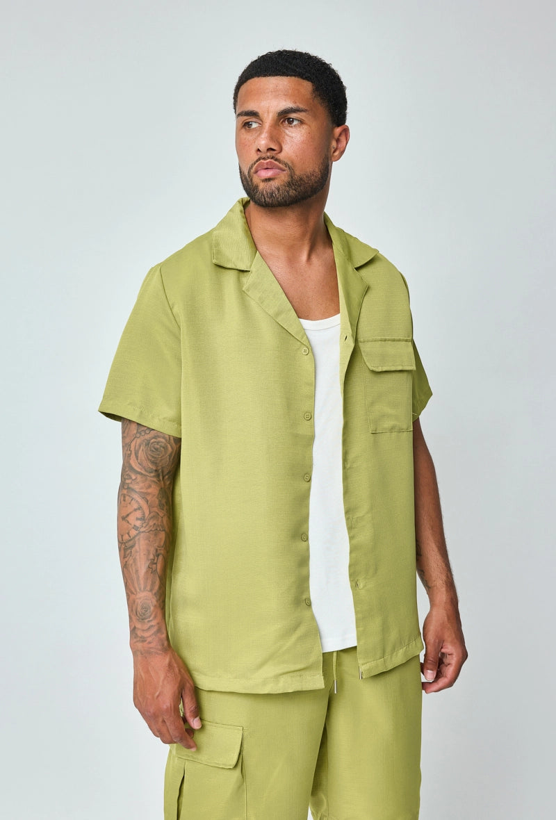 Ensemble uni détente chemise short