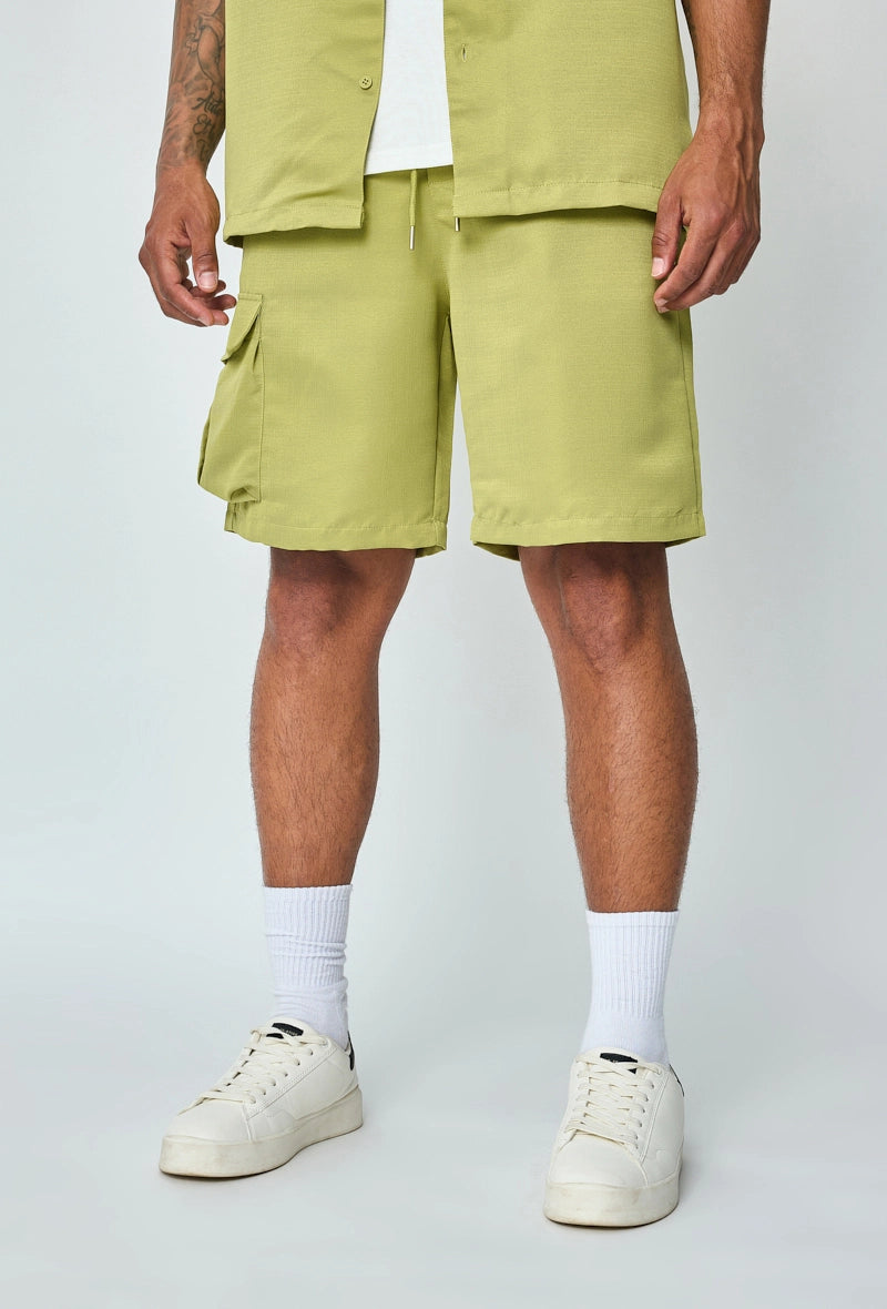 Ensemble uni détente chemise short