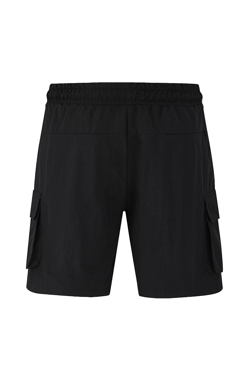 Plain shorts with elastic waist