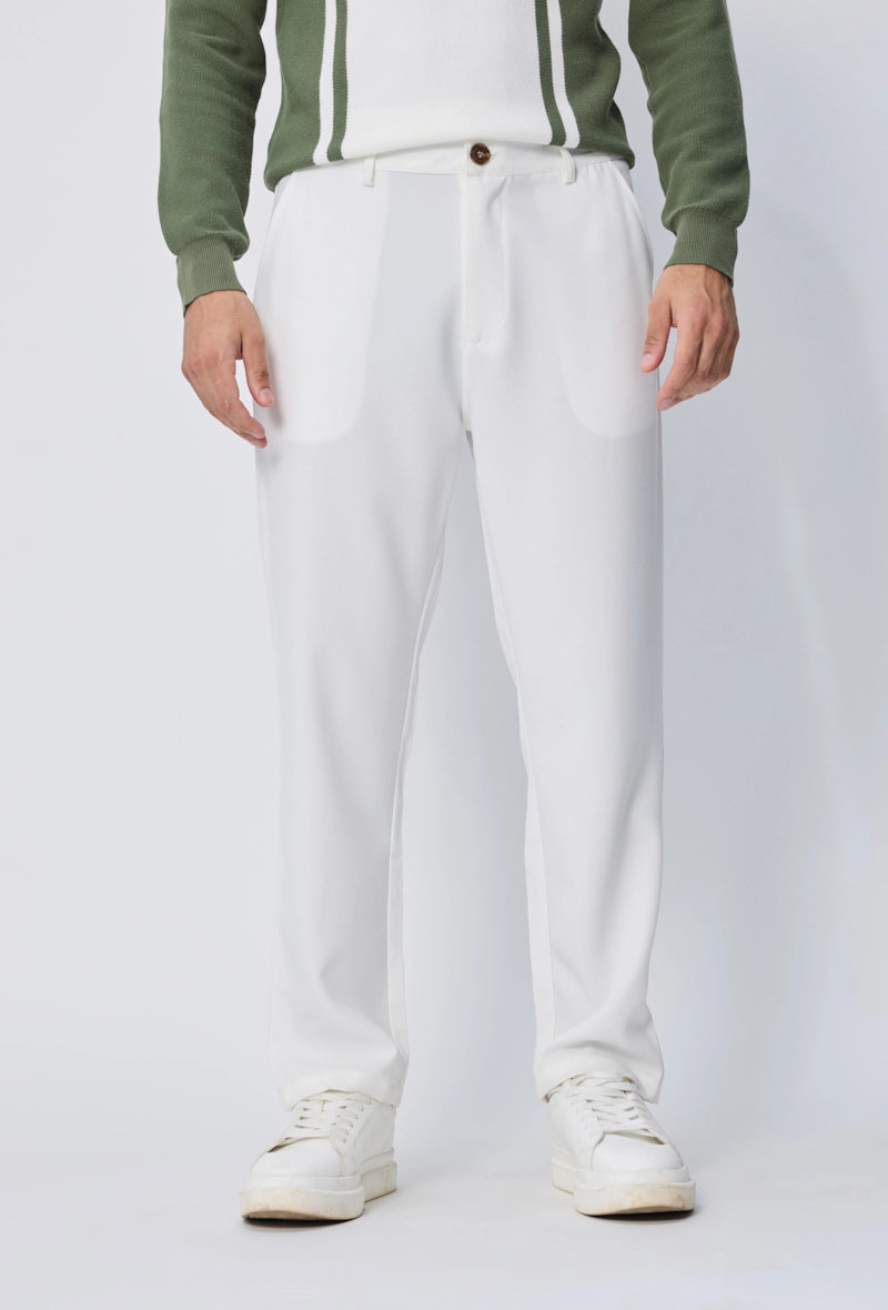 Straight chino pants