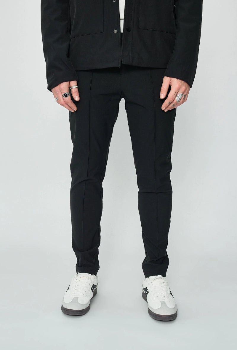 Pantalon chino uni avec glissière