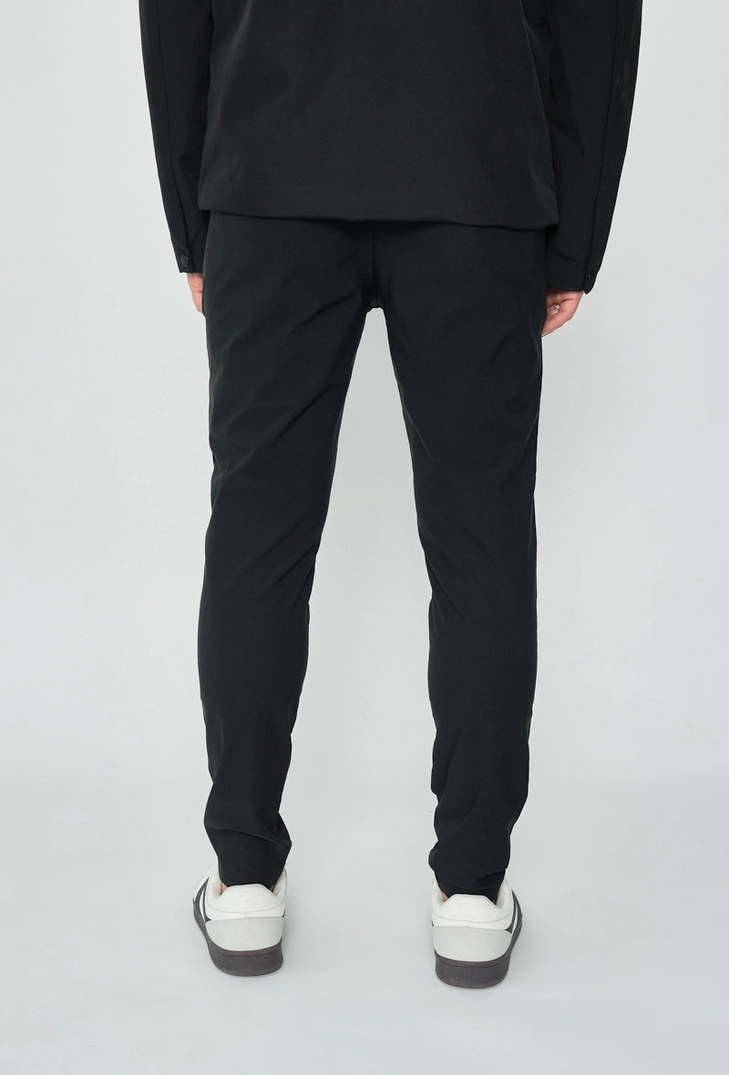 Pantalon chino uni avec glissière