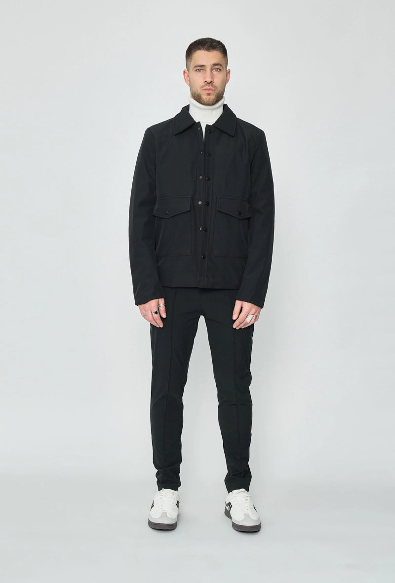 Pantalon chino uni avec glissière