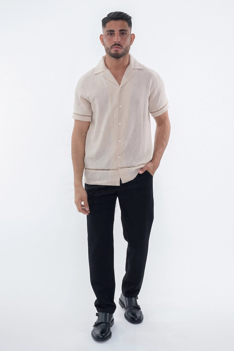 Chemise décontractée à manches courtes
