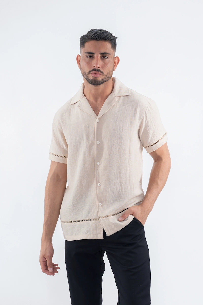 Chemise décontractée à manches courtes