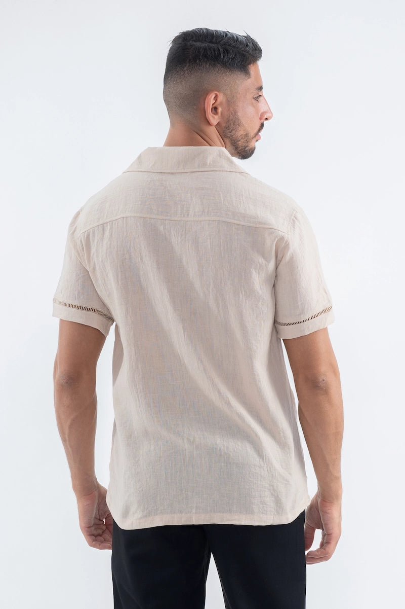 Chemise décontractée à manches courtes