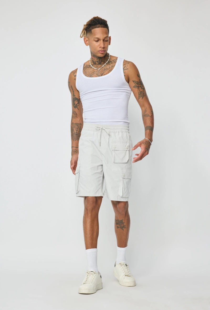 Short décontracté à taille élastique
