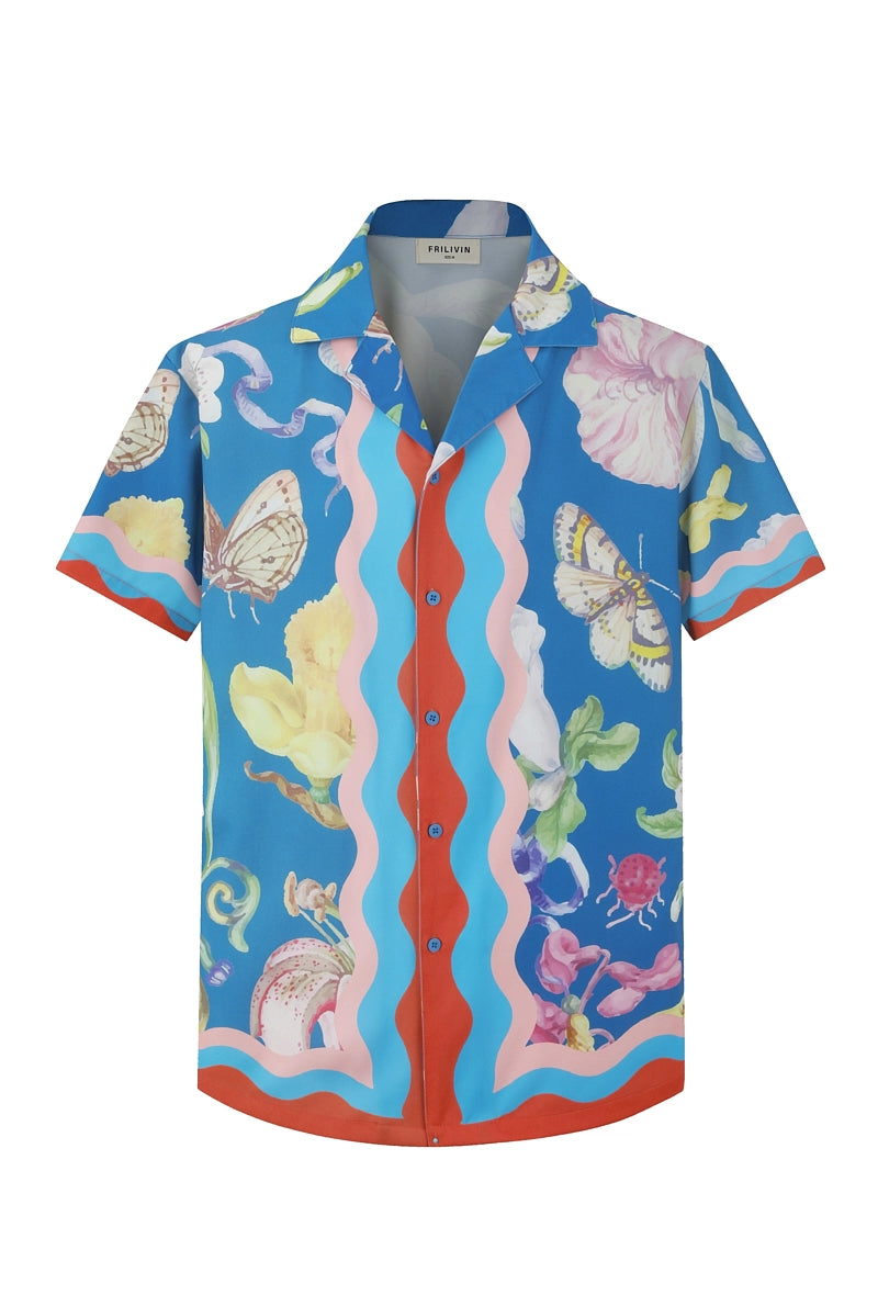 Ensemble léger aux motifs floraux