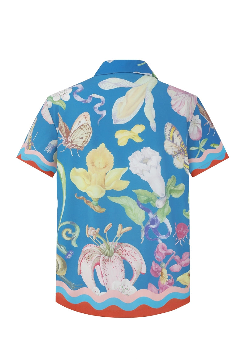 Ensemble léger aux motifs floraux